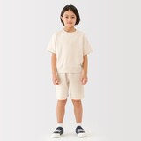 キッズ　ライトスウェットクルーネック五分袖Ｔシャツ