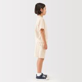 キッズ　ライトスウェットクルーネック五分袖Ｔシャツ