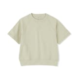 キッズ　ライトスウェットクルーネック五分袖Ｔシャツ