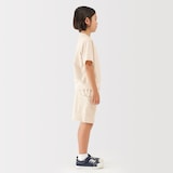 キッズ　ライトスウェットクルーネック五分袖Ｔシャツ