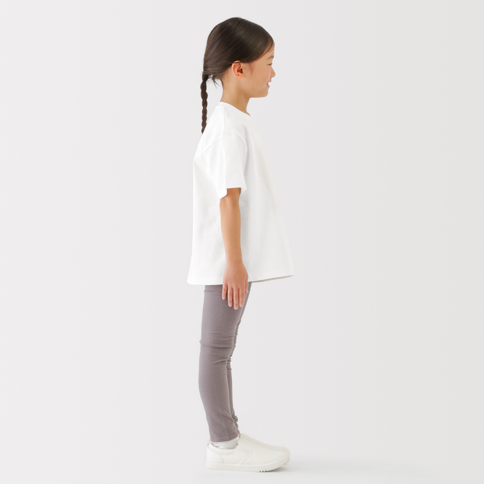 キッズ　見守りポケット付きクルーネック半袖Ｔシャツ