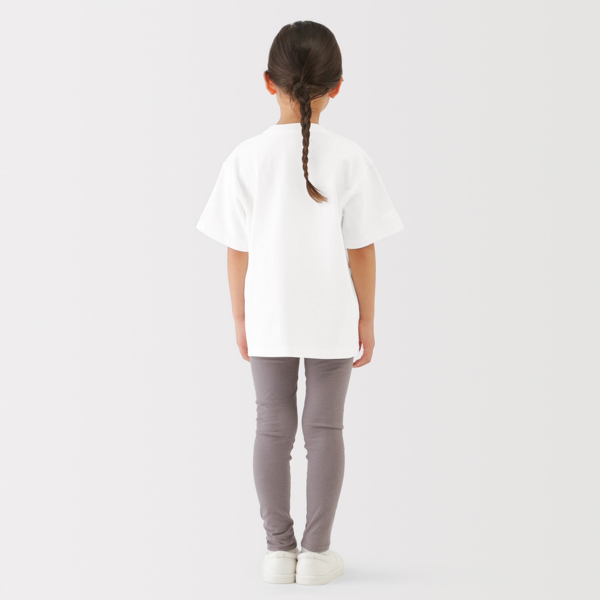 キッズ　見守りポケット付きクルーネック半袖Ｔシャツ