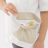 キッズ　見守りポケット付きクルーネック半袖Ｔシャツ