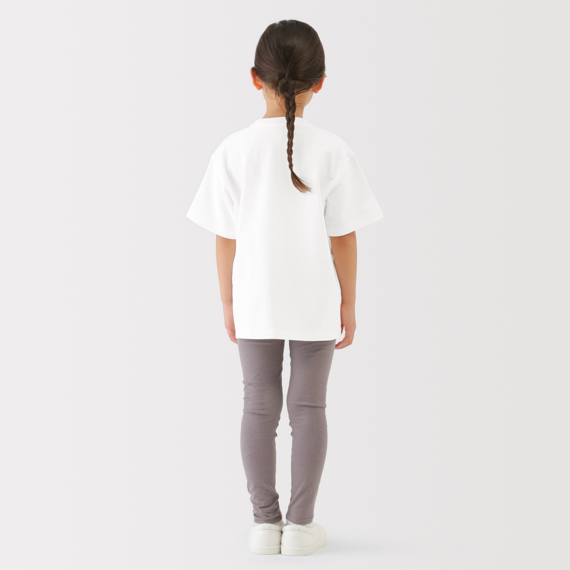 キッズ　見守りポケット付きクルーネック半袖Ｔシャツ