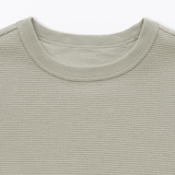 キッズ　ワッフル編みクルーネック半袖Ｔシャツ