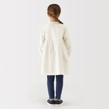 キッズ　二重ガーゼ長袖ワンピース