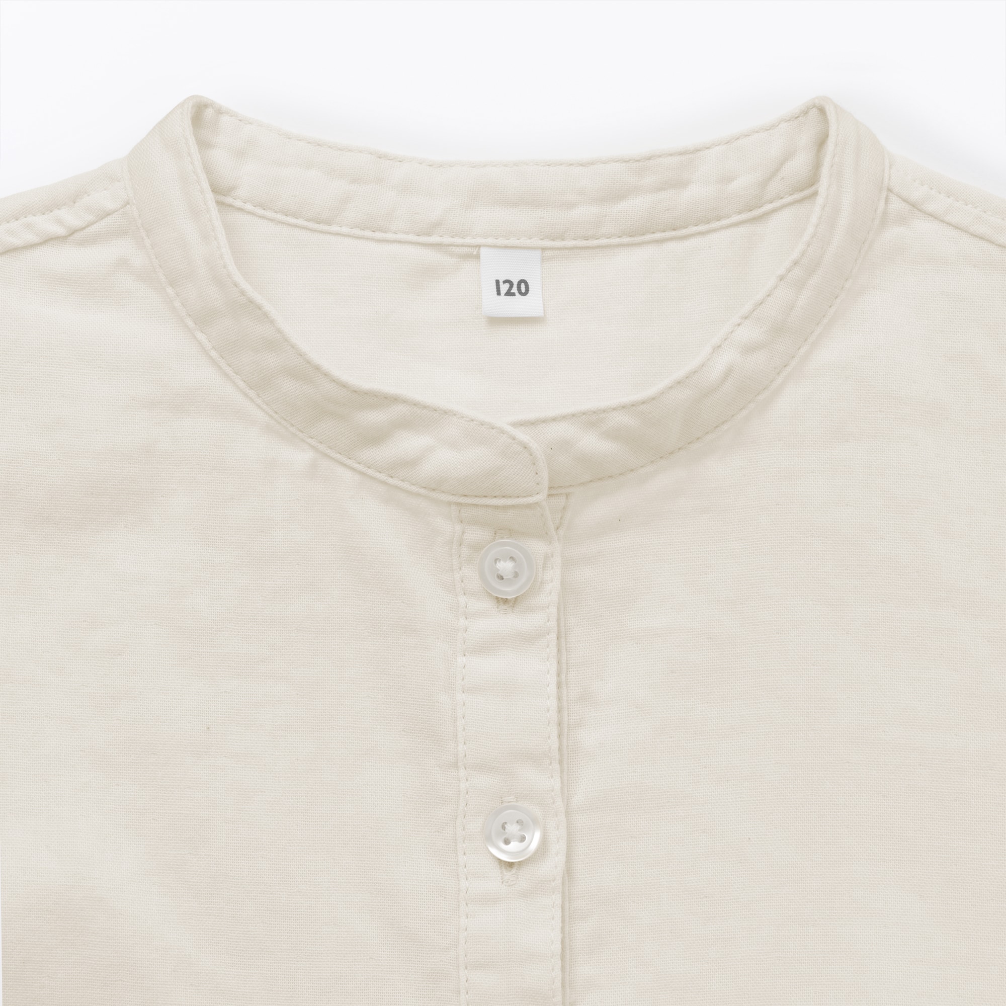 キッズ 二重ガーゼ長袖ワンピース | 無印良品