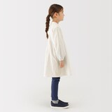 キッズ　二重ガーゼ長袖ワンピース