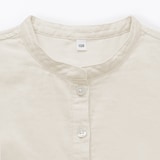 キッズ　二重ガーゼ長袖ワンピース