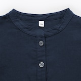 キッズ　二重ガーゼ長袖ワンピース