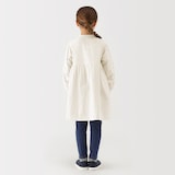 キッズ　二重ガーゼ長袖ワンピース
