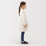 キッズ　二重ガーゼ長袖ワンピース
