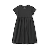 キッズ　涼感ＵＶカットクルーネック半袖ワンピース