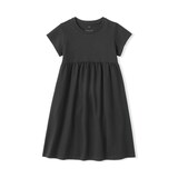 キッズ　涼感ＵＶカットクルーネック半袖ワンピース