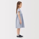 キッズ　涼感ＵＶカットクルーネック半袖ワンピース