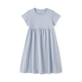 キッズ　涼感ＵＶカットクルーネック半袖ワンピース