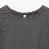 キッズ　楊柳ガーゼスリーブレスワンピース