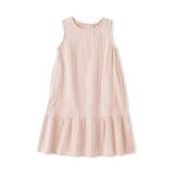 キッズ　楊柳ガーゼスリーブレスワンピース