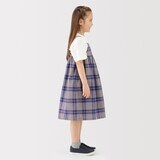キッズ　マドラスチェックキャミソールワンピース