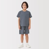 キッズ　風を通す布帛半袖Ｔシャツ