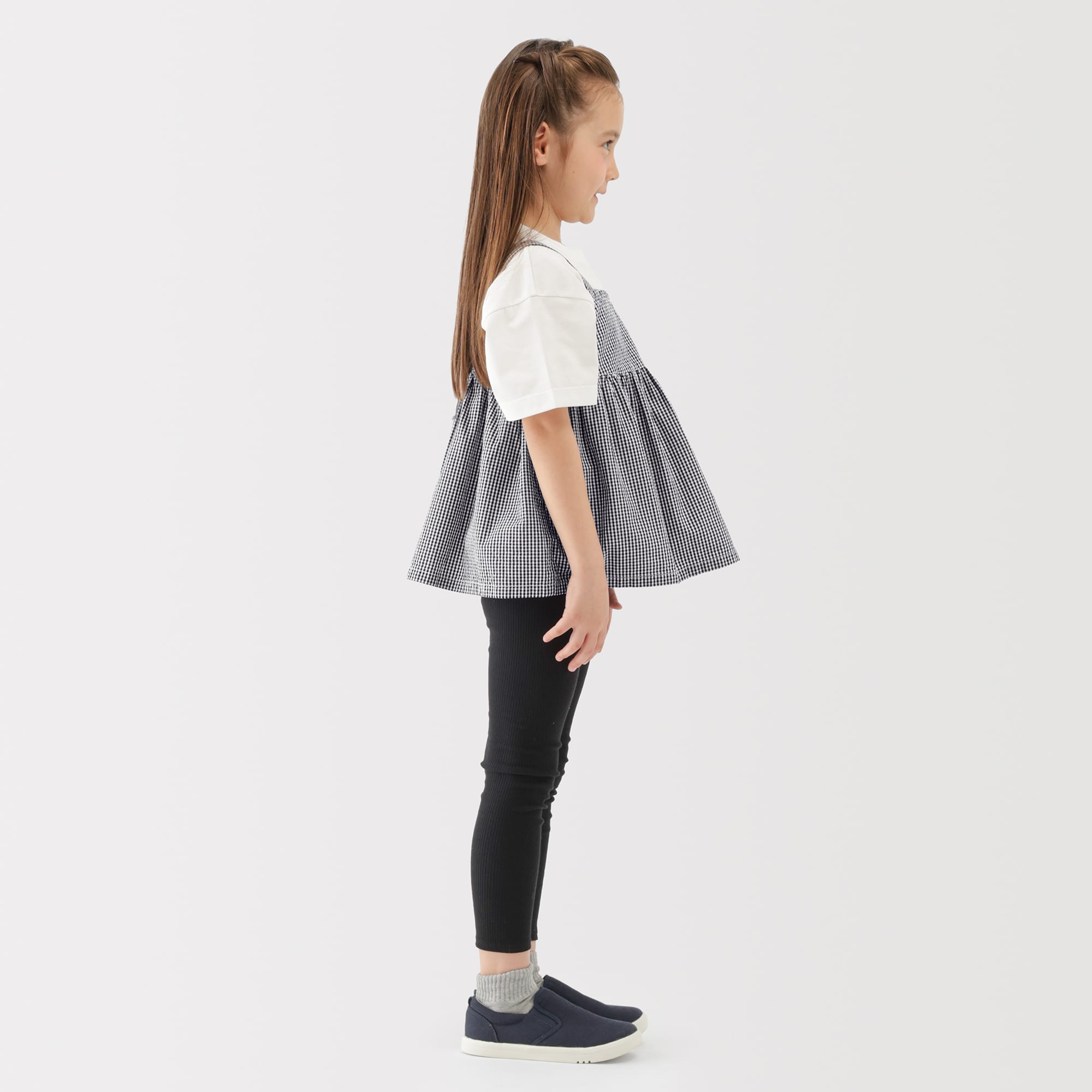 キッズ　涼感サッカーキャミソールブラウス