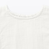 キッズ　楊柳ガーゼフリルスリーブブラウス