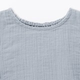 キッズ　楊柳ガーゼフリルスリーブブラウス