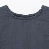 キッズ　楊柳ガーゼフリルスリーブブラウス