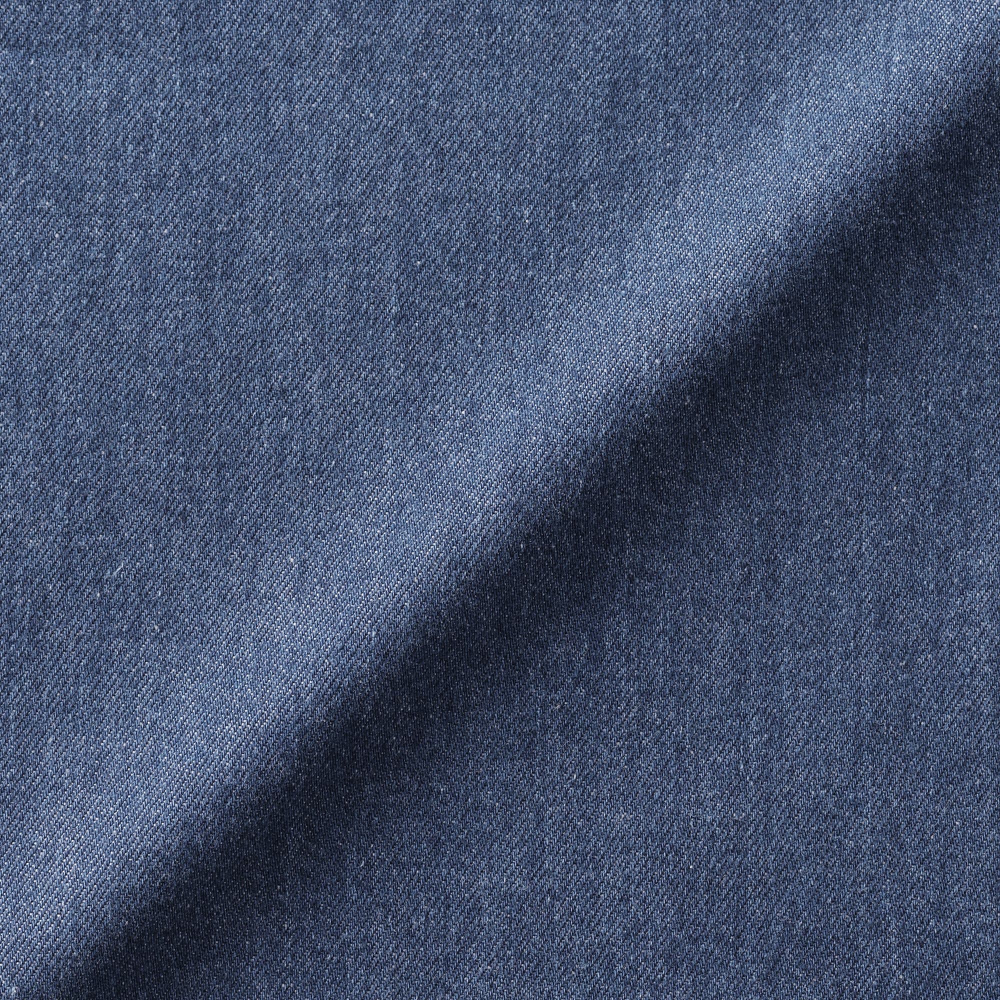 キッズ　ライトオンスデニムスタンドカラー長袖ワンピ―ス