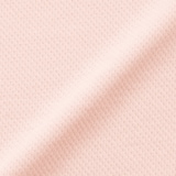 ベビー　脇に縫い目のない鹿の子編み半袖ショートオール