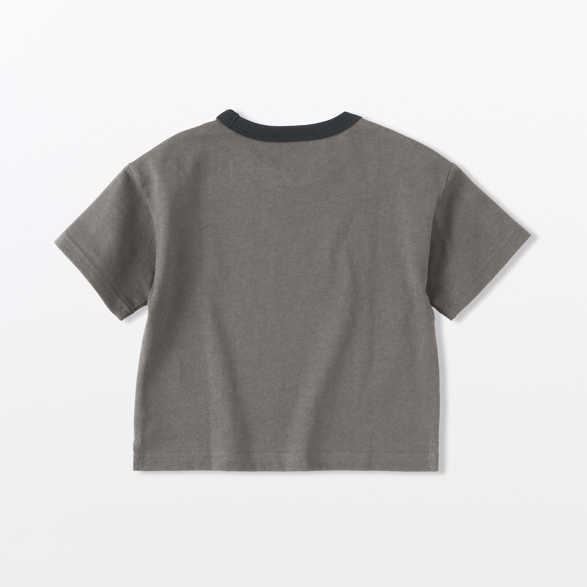 ベビー　あたまするっと　太番手クルーネック半袖Ｔシャツ