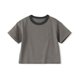 ベビー　あたまするっと　太番手クルーネック半袖Ｔシャツ