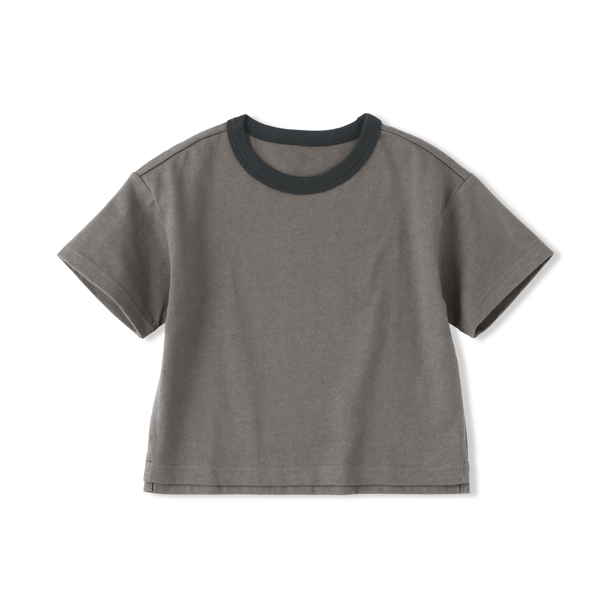 ベビー　あたまするっと　太番手クルーネック半袖Ｔシャツ