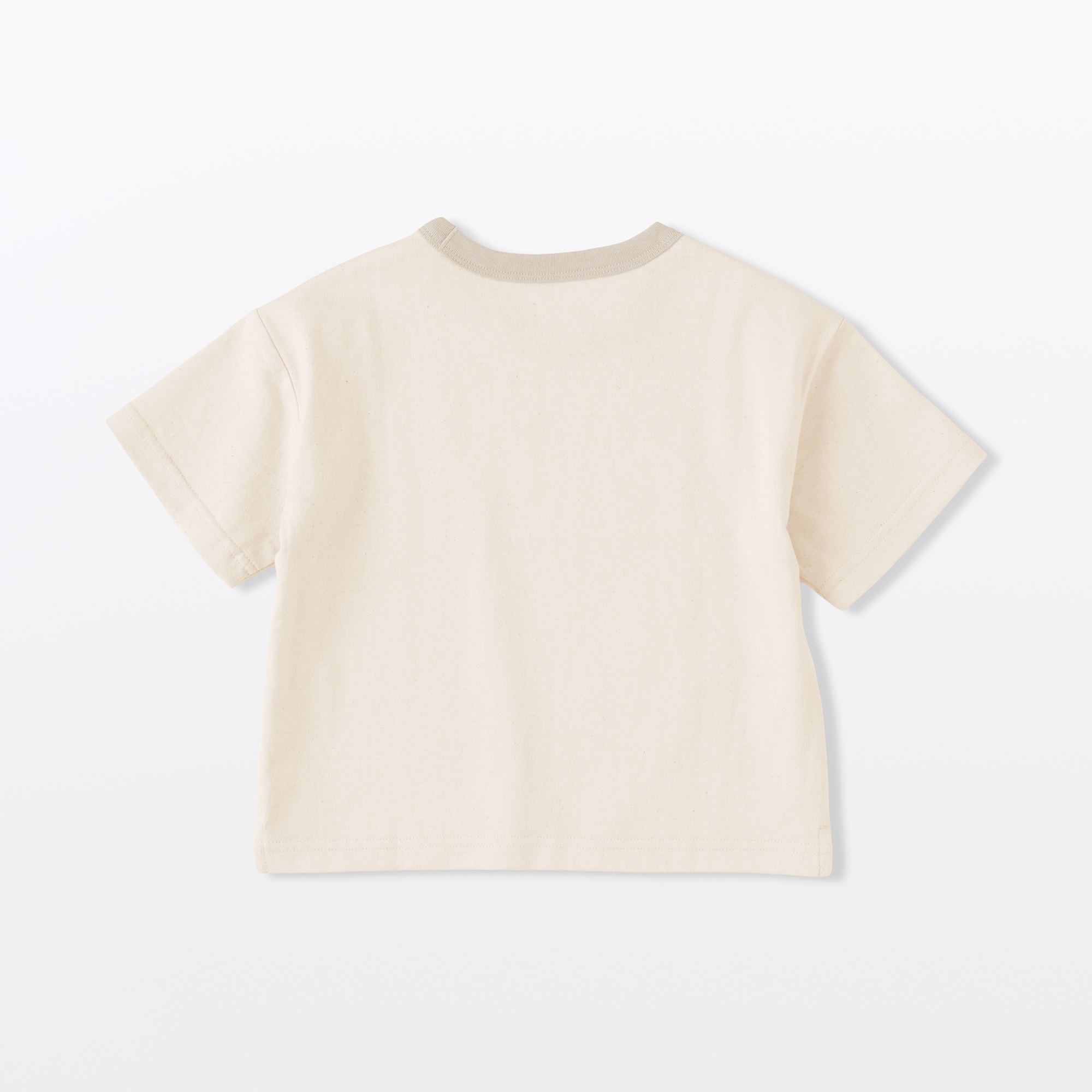 ベビー　あたまするっと　太番手クルーネック半袖Ｔシャツ