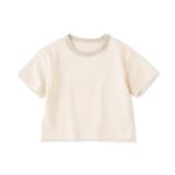 ベビー　あたまするっと　太番手クルーネック半袖Ｔシャツ