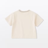 ベビー　あたまするっと　太番手クルーネック半袖Ｔシャツ