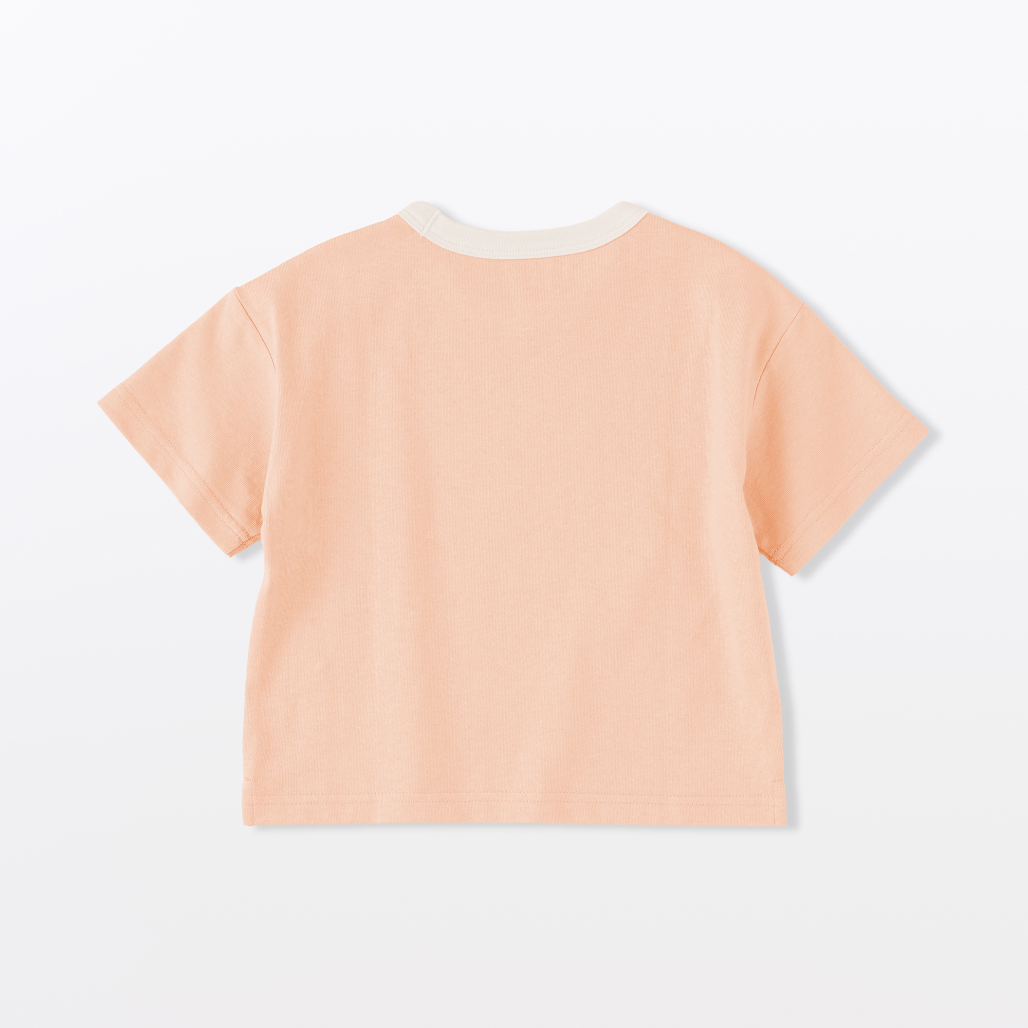 ベビー　あたまするっと　太番手クルーネック半袖Ｔシャツ