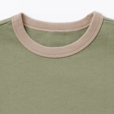 ベビー　あたまするっと　太番手クルーネック半袖Ｔシャツ