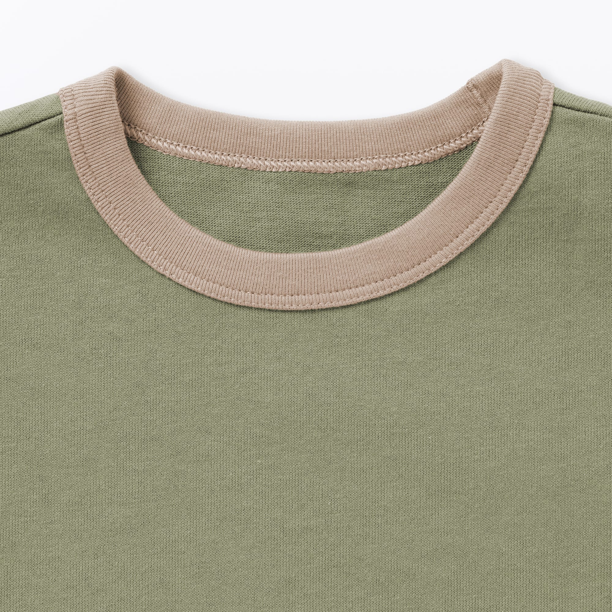 ベビー　あたまするっと　太番手クルーネック半袖Ｔシャツ