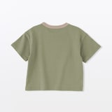 ベビー　あたまするっと　太番手クルーネック半袖Ｔシャツ