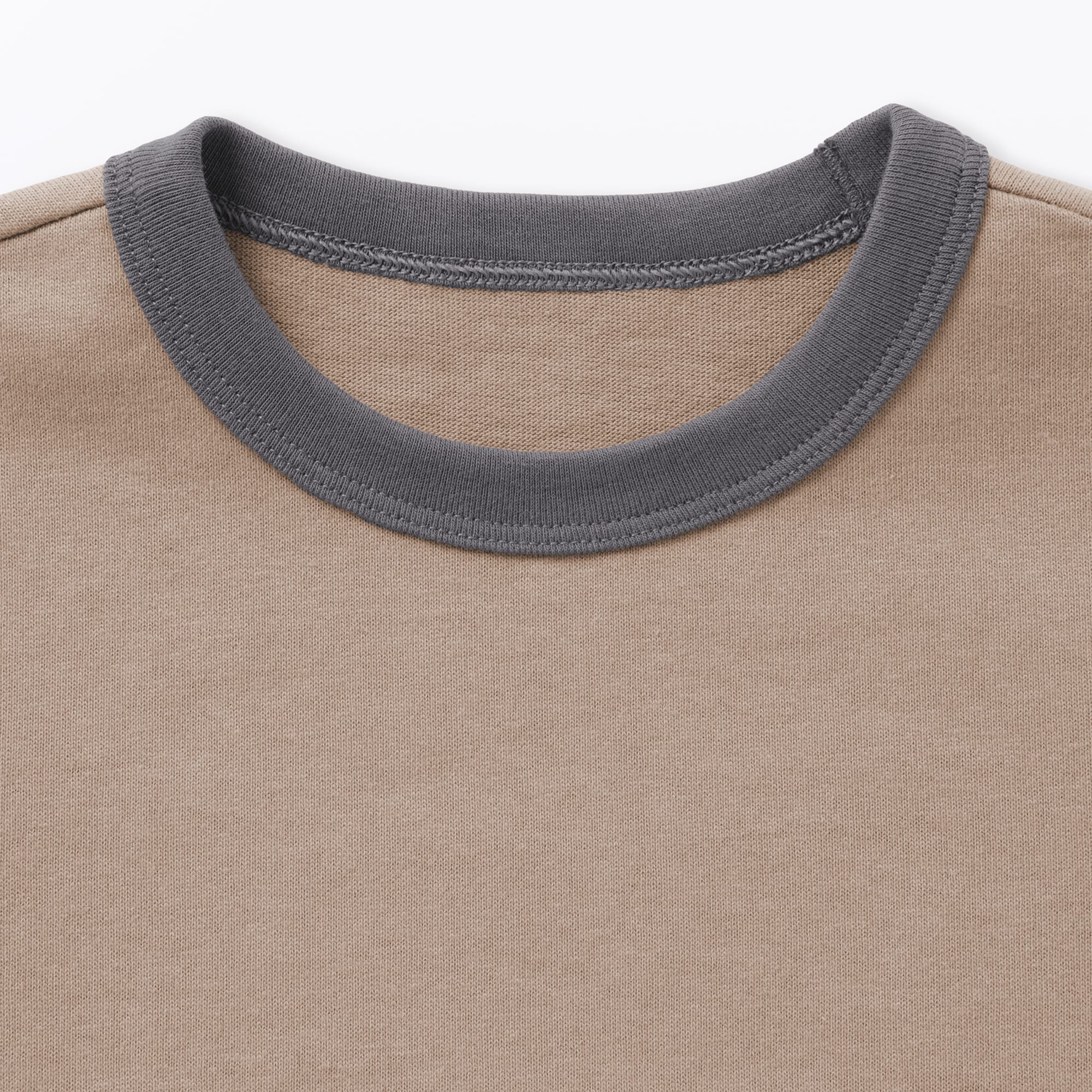 ベビー　あたまするっと　太番手クルーネック半袖Ｔシャツ