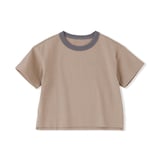 ベビー　あたまするっと　太番手クルーネック半袖Ｔシャツ