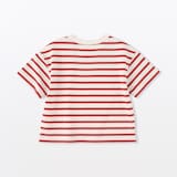 ベビー　あたまするっと　太番手クルーネック半袖Ｔシャツ