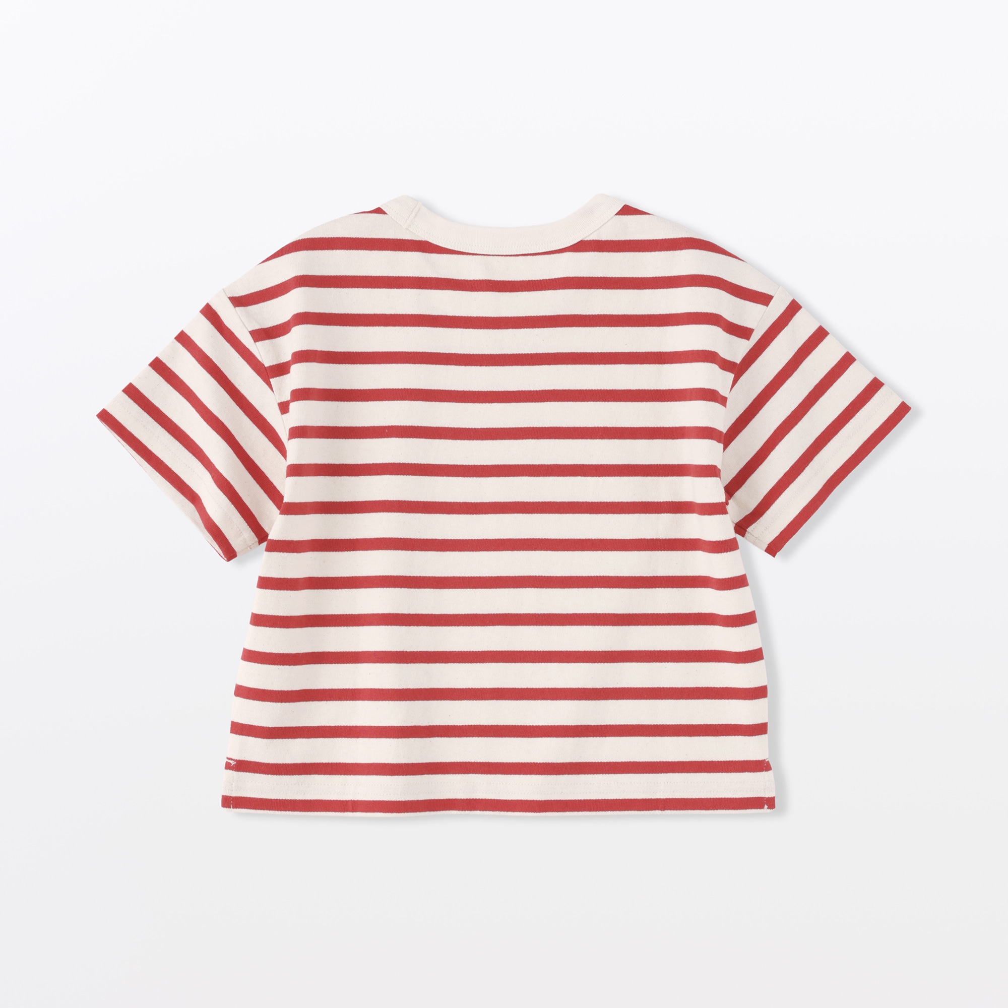 ベビー　あたまするっと　太番手クルーネック半袖Ｔシャツ