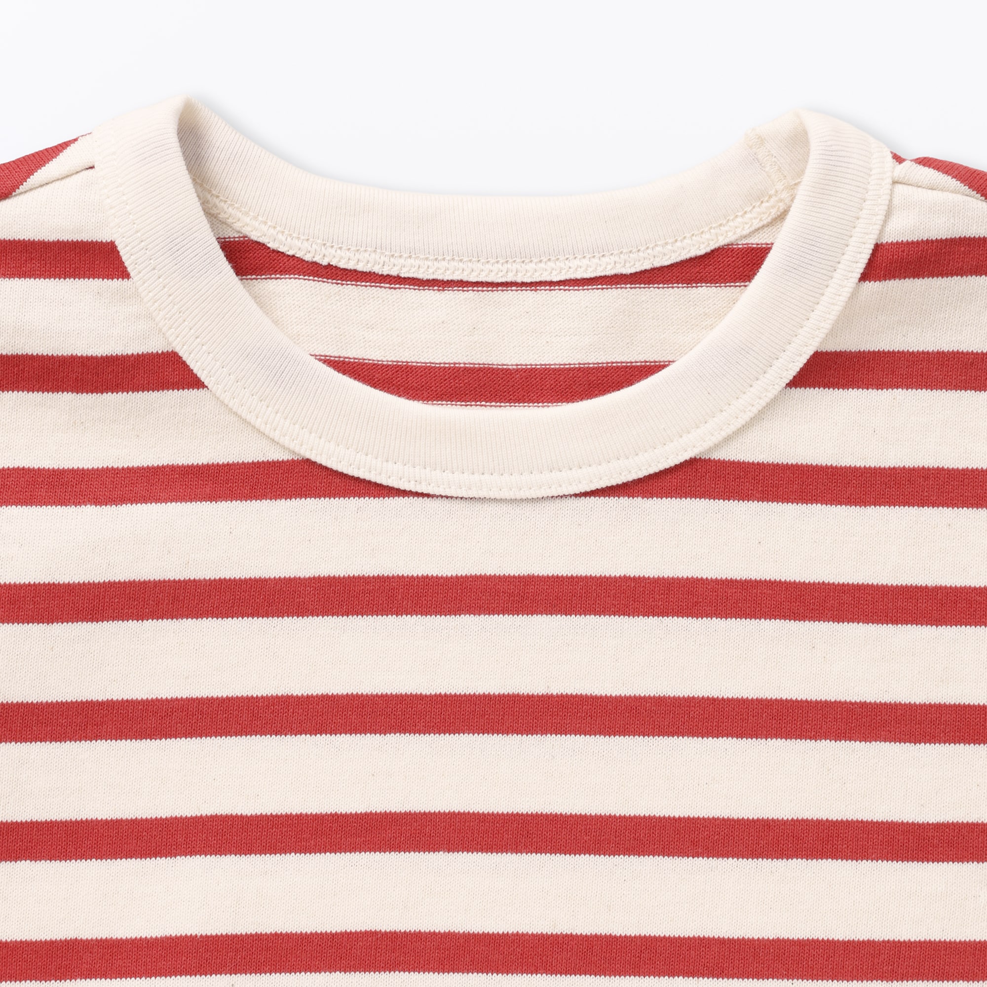 ベビー　あたまするっと　太番手クルーネック半袖Ｔシャツ