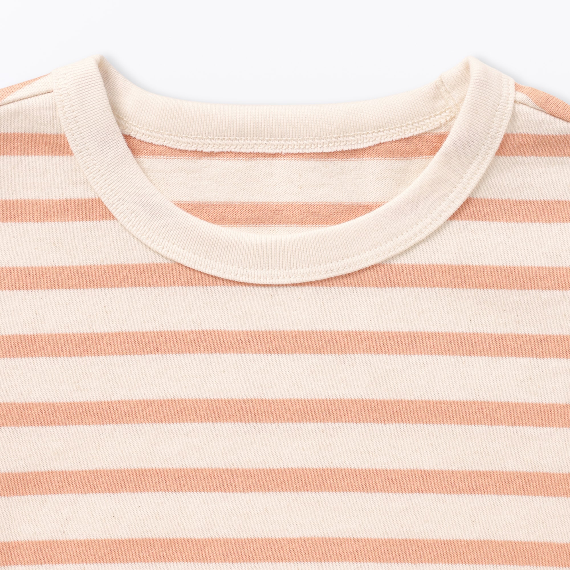 ベビー　あたまするっと　太番手クルーネック半袖Ｔシャツ