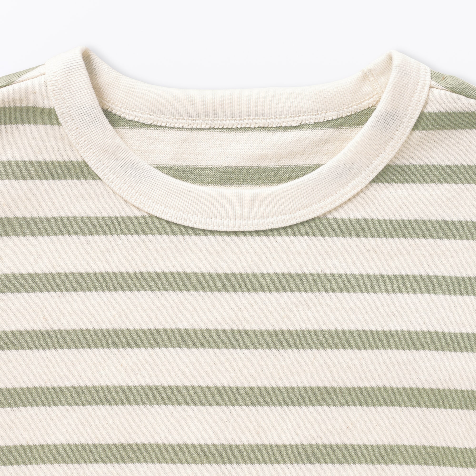 ベビー　あたまするっと　太番手クルーネック半袖Ｔシャツ