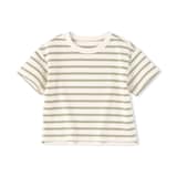 ベビー　あたまするっと　太番手クルーネック半袖Ｔシャツ