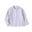ベビー　二重ガーゼスタンドカラー長袖シャツ