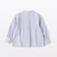 ベビー　二重ガーゼスタンドカラー長袖シャツ